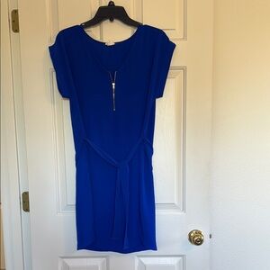 Elegant Blue Women's Dress